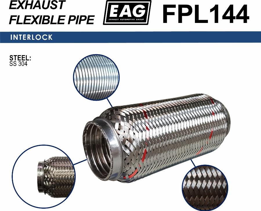 EAG FPL144 - Teava flexibila, esapament allinparts.ro