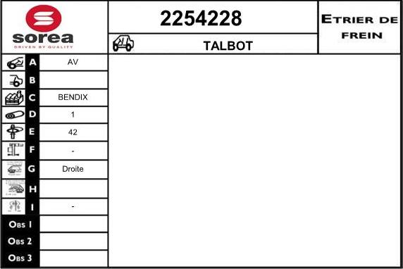 EAI 2254228 - Etrier frana - allinparts.ro