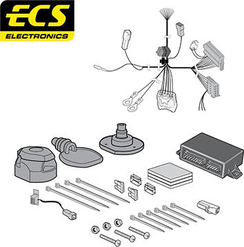 ECS TO186DHU - Ansamblu electric, bara de remorcare allinparts.ro