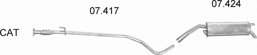 Edex 486 - Sistem de esapament allinparts.ro