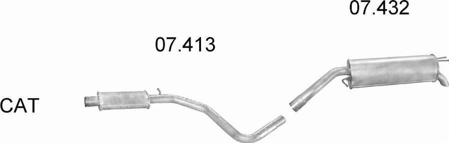 Edex 482 - Sistem de esapament allinparts.ro
