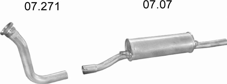 Edex 422 - Sistem de esapament allinparts.ro