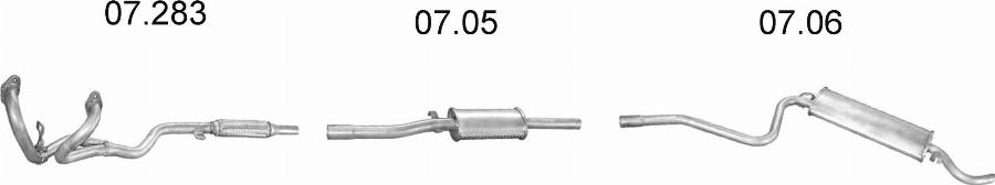 Edex 427 - Sistem de esapament - allinparts.ro