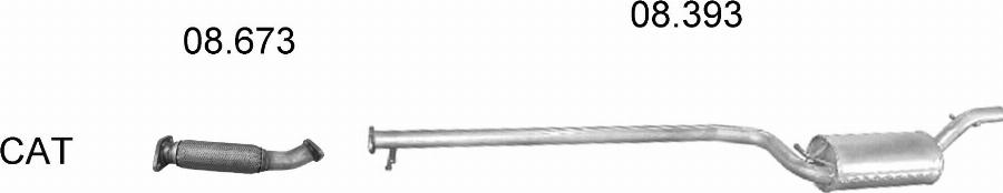 Edex 651 - Sistem de esapament allinparts.ro