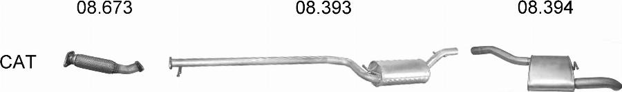 Edex 653 - Sistem de esapament - allinparts.ro