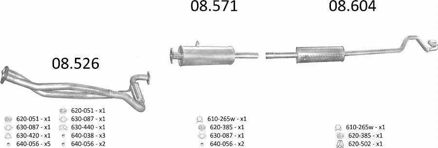 Edex 680 - Sistem de esapament allinparts.ro