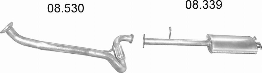 Edex 639 - Sistem de esapament allinparts.ro