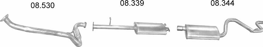 Edex 638 - Sistem de esapament allinparts.ro