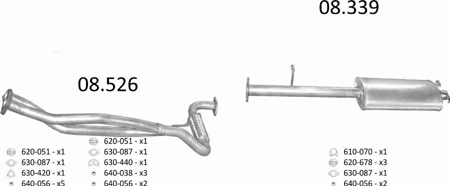 Edex 679 - Sistem de esapament allinparts.ro