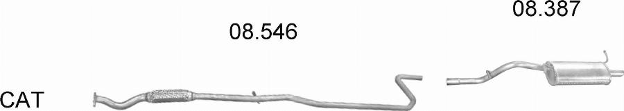 Edex 676 - Sistem de esapament - allinparts.ro