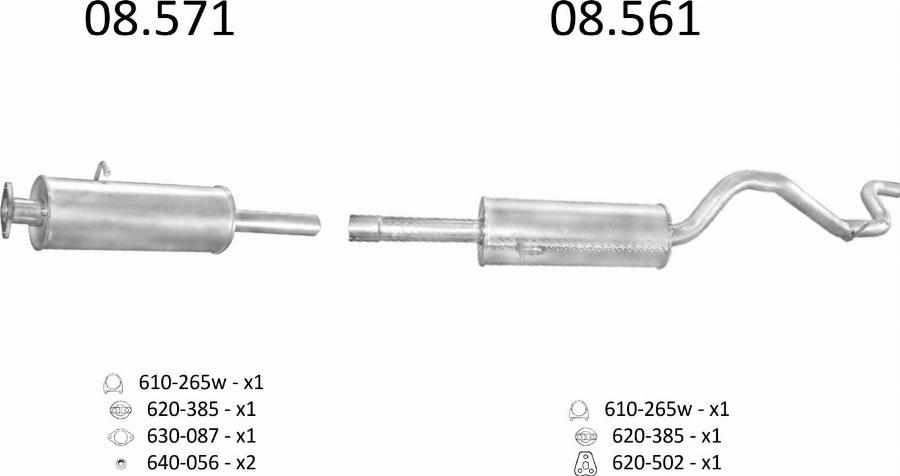 Edex 678 - Sistem de esapament allinparts.ro