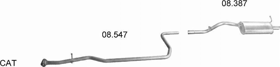 Edex 677 - Sistem de esapament - allinparts.ro