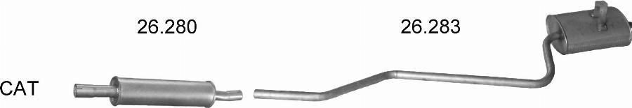 Edex 1955 - Sistem de esapament - allinparts.ro