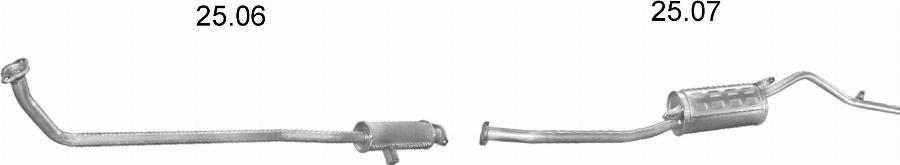 Edex 1926 - Sistem de esapament - allinparts.ro