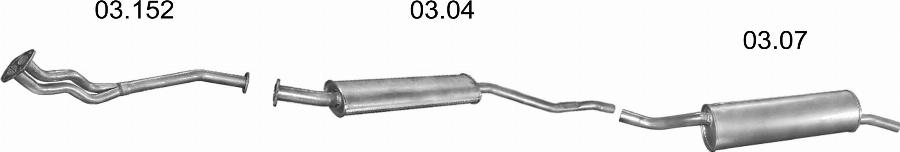 Edex 144 - Sistem de esapament - allinparts.ro