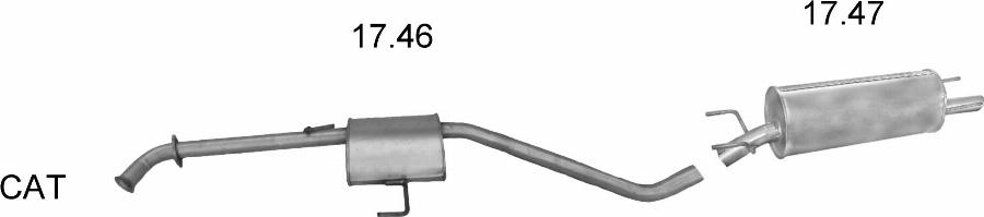 Edex 1465 - Sistem de esapament - allinparts.ro