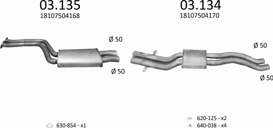 Edex 140 - Sistem de esapament - allinparts.ro