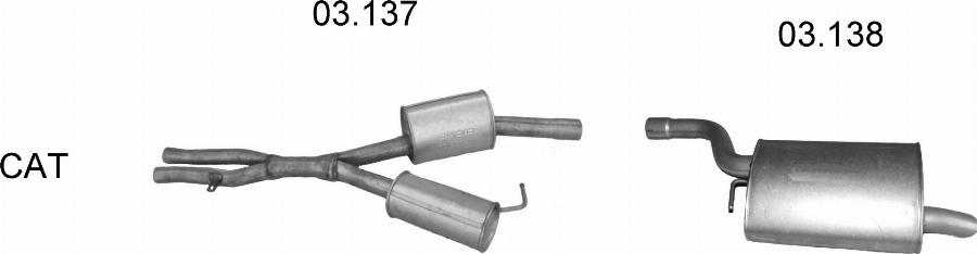 Edex 142 - Sistem de esapament - allinparts.ro