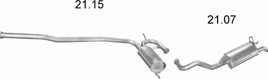 Edex 1684 - Sistem de esapament - allinparts.ro