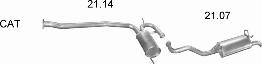 Edex 1683 - Sistem de esapament - allinparts.ro