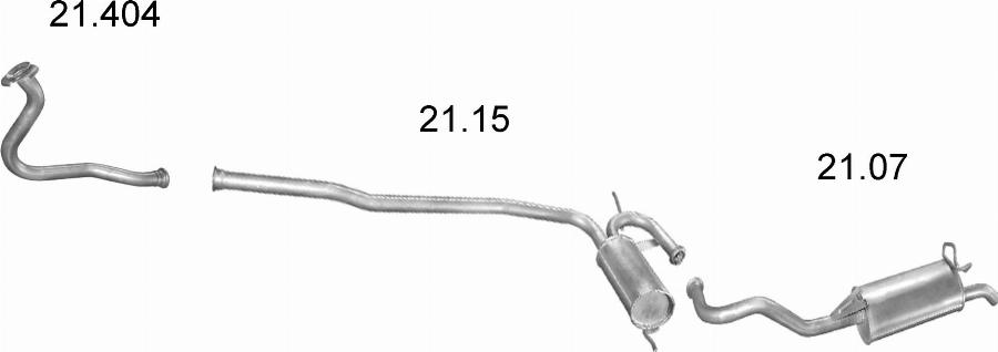 Edex 1687 - Sistem de esapament - allinparts.ro