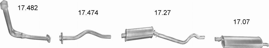 Edex 1192 - Sistem de esapament allinparts.ro