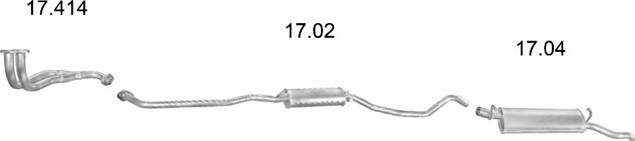 Edex 1146 - Sistem de esapament - allinparts.ro