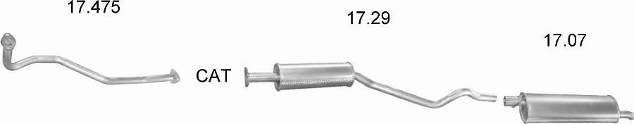 Edex 1181 - Sistem de esapament - allinparts.ro
