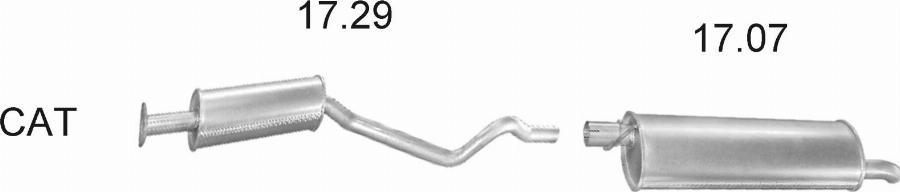 Edex 1187 - Sistem de esapament - allinparts.ro
