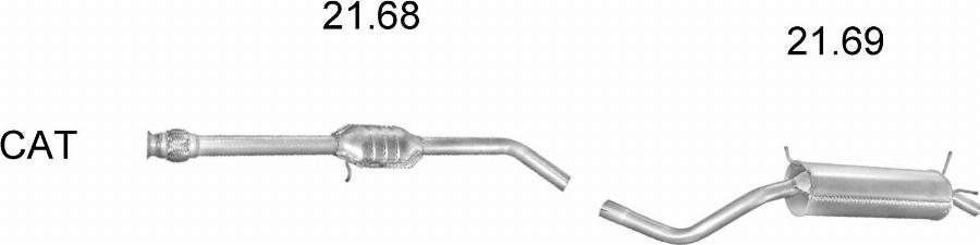 Edex 1818 - Sistem de esapament - allinparts.ro