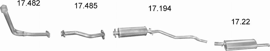 Edex 1236 - Sistem de esapament allinparts.ro