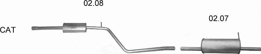 Edex 123 - Sistem de esapament - allinparts.ro