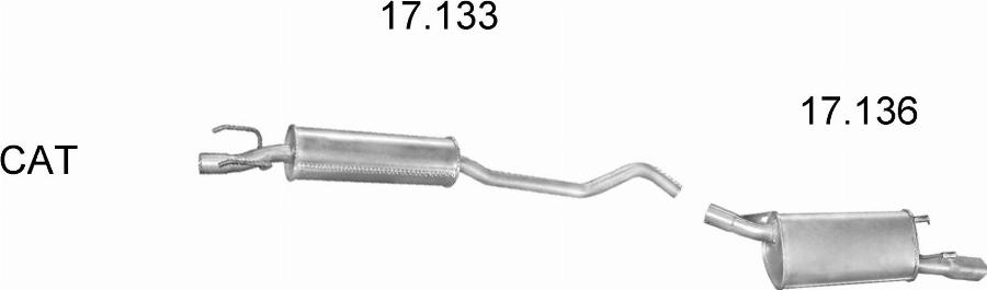 Edex 1226 - Sistem de esapament - allinparts.ro
