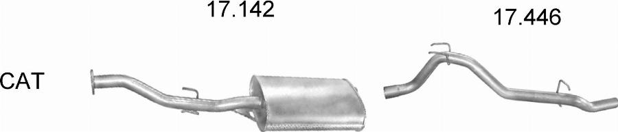 Edex 1228 - Sistem de esapament - allinparts.ro