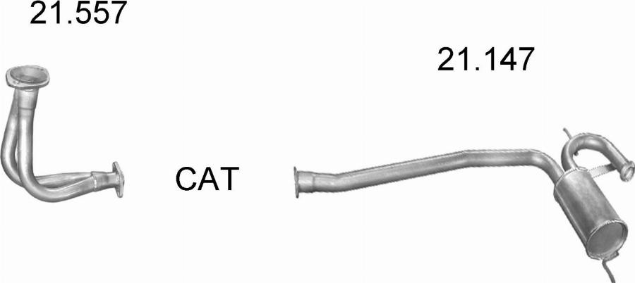 Edex 1715 - Sistem de esapament - allinparts.ro