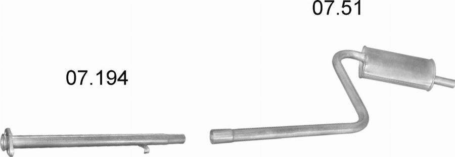 Edex 394 - Sistem de esapament - allinparts.ro