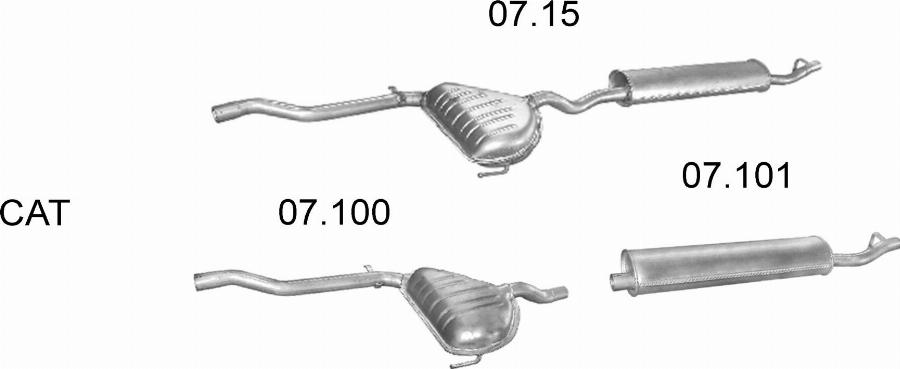 Edex 344 - Sistem de esapament allinparts.ro