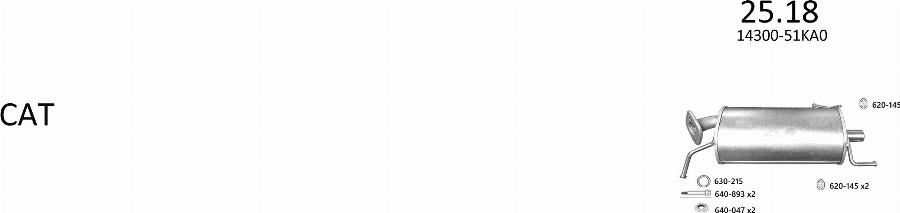 Edex 3460 - Sistem de esapament allinparts.ro