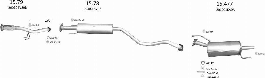 Edex 3563 - Sistem de esapament allinparts.ro