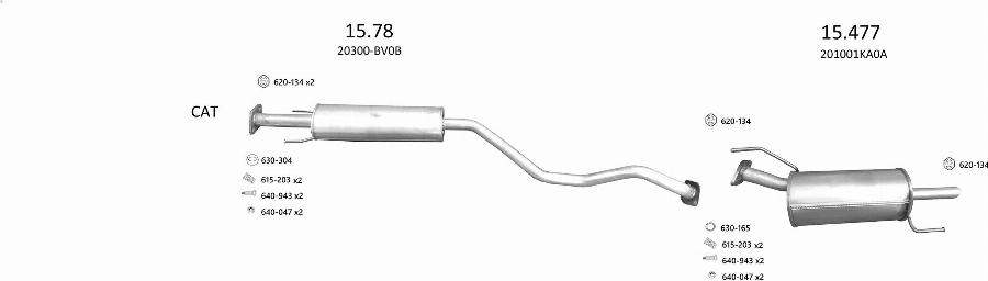 Edex 3500 - Sistem de esapament - allinparts.ro