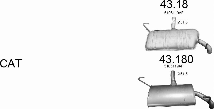 Edex 3672 - Sistem de esapament allinparts.ro