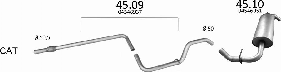 Edex 3056 - Sistem de esapament allinparts.ro
