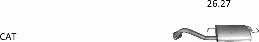 Edex 3004 - Sistem de esapament - allinparts.ro