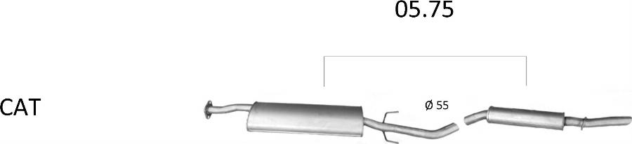 Edex 3101 - Sistem de esapament allinparts.ro
