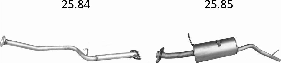 Edex 3116 - Sistem de esapament - allinparts.ro