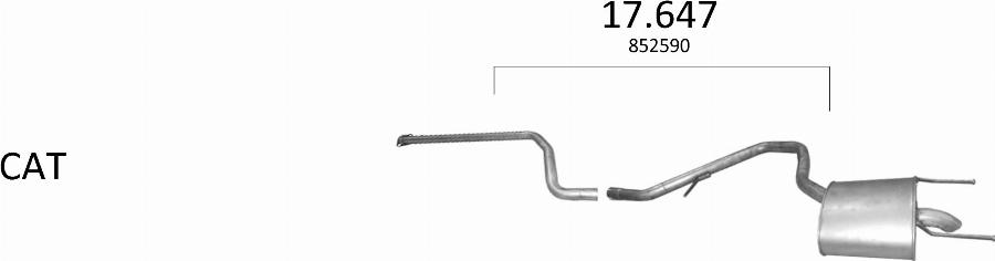 Edex 3170 - Sistem de esapament allinparts.ro