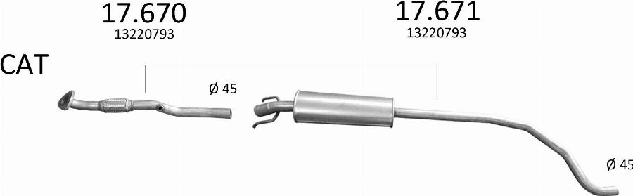 Edex 3200 - Sistem de esapament - allinparts.ro