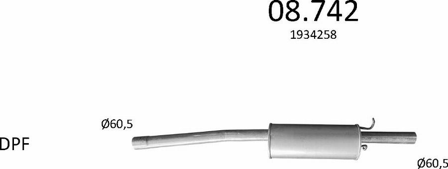 Edex 3719 - Sistem de esapament allinparts.ro