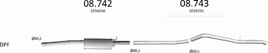 Edex 37.18 - Racord evacuare - allinparts.ro