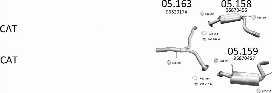 Edex 3713 - Sistem de esapament allinparts.ro